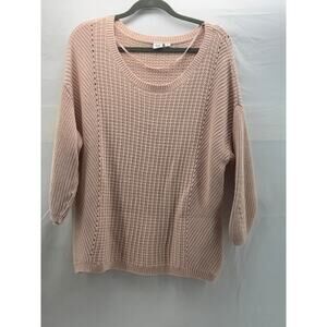 women's Blush/Pink Gap XL lightweight sweater.